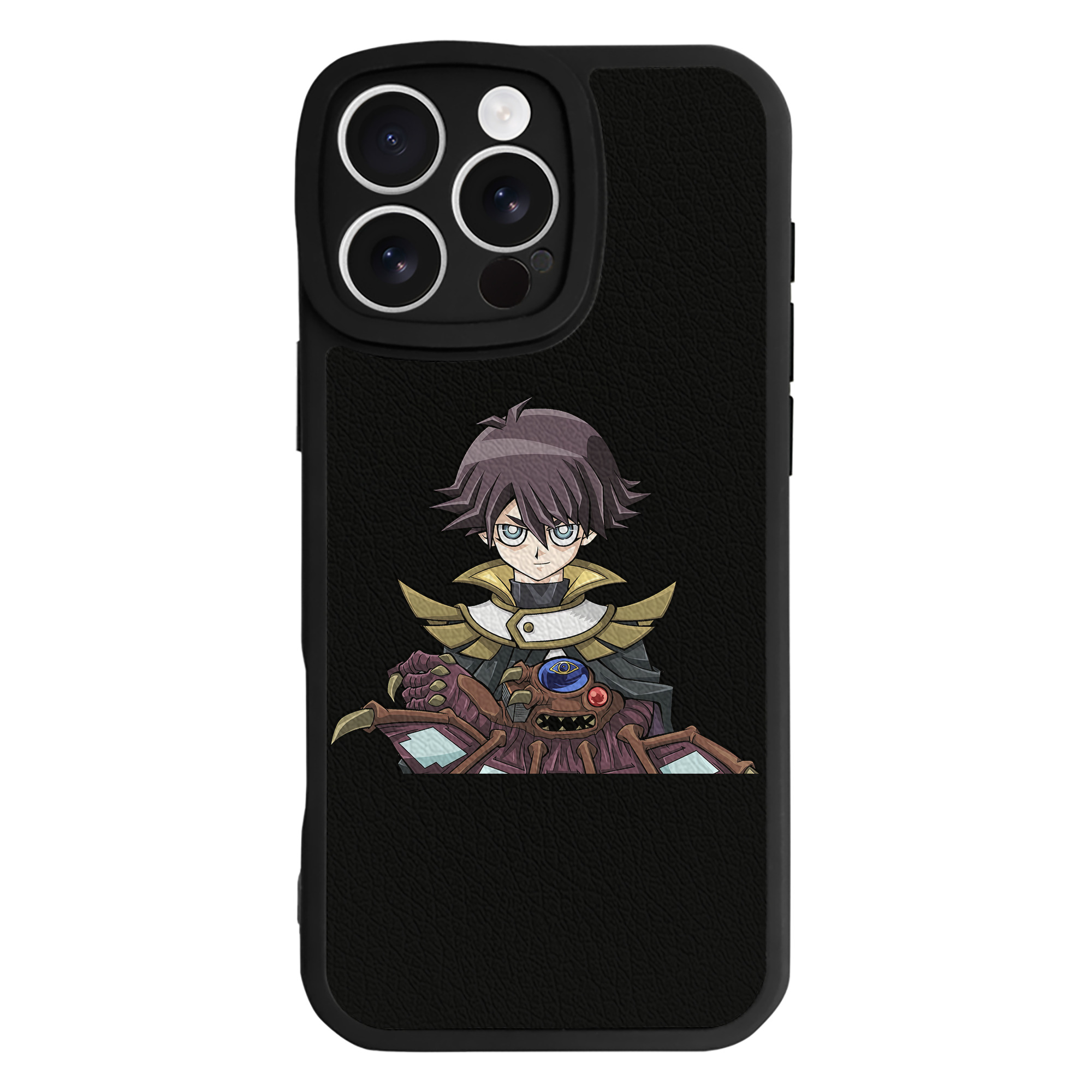 遊☆戯☆王 Yu-Gi-Oh! 【iPhone 16シリーズ対応】シリコンスマホケース（レザー調） 材質：シリコン
